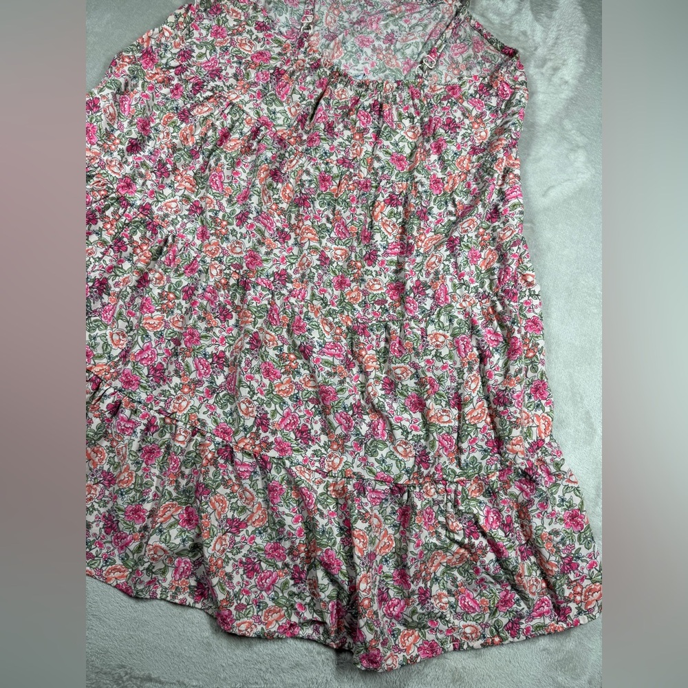Old Navy Pink Floral Spaghetti-Strap Mini Dress - Picture 14 of 16